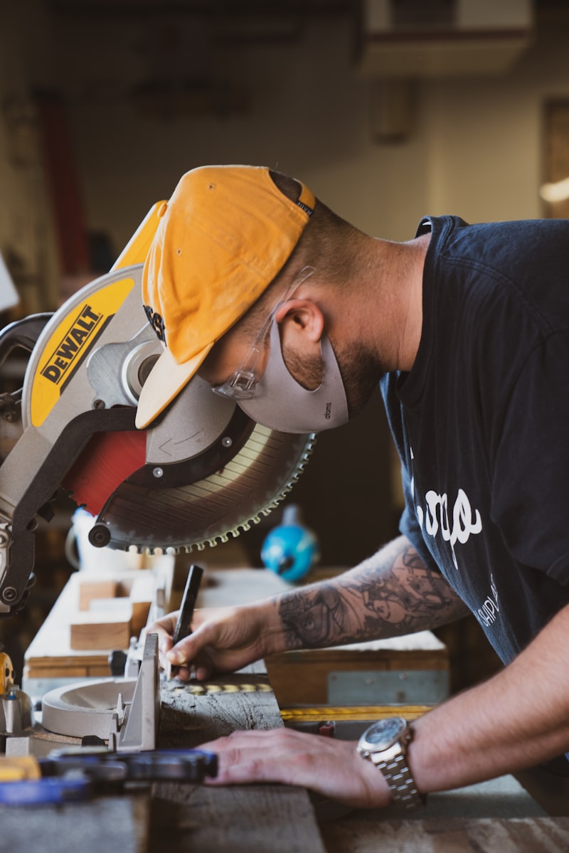 Carpenter at work