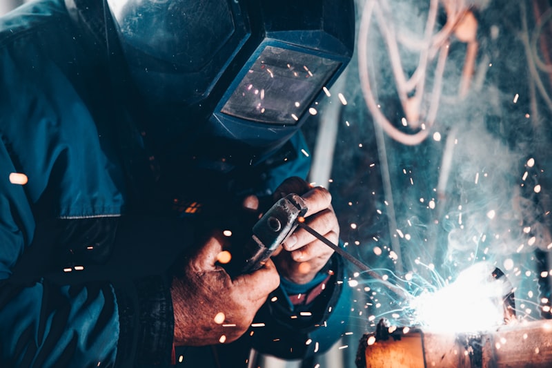 Welder working